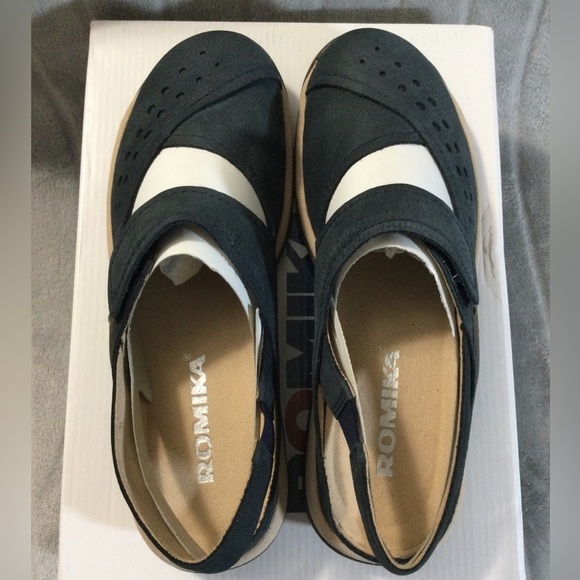 Romika Blue Milla 133 Clogs EU 37 US 6 to 6.5 - Picture 5 of 12